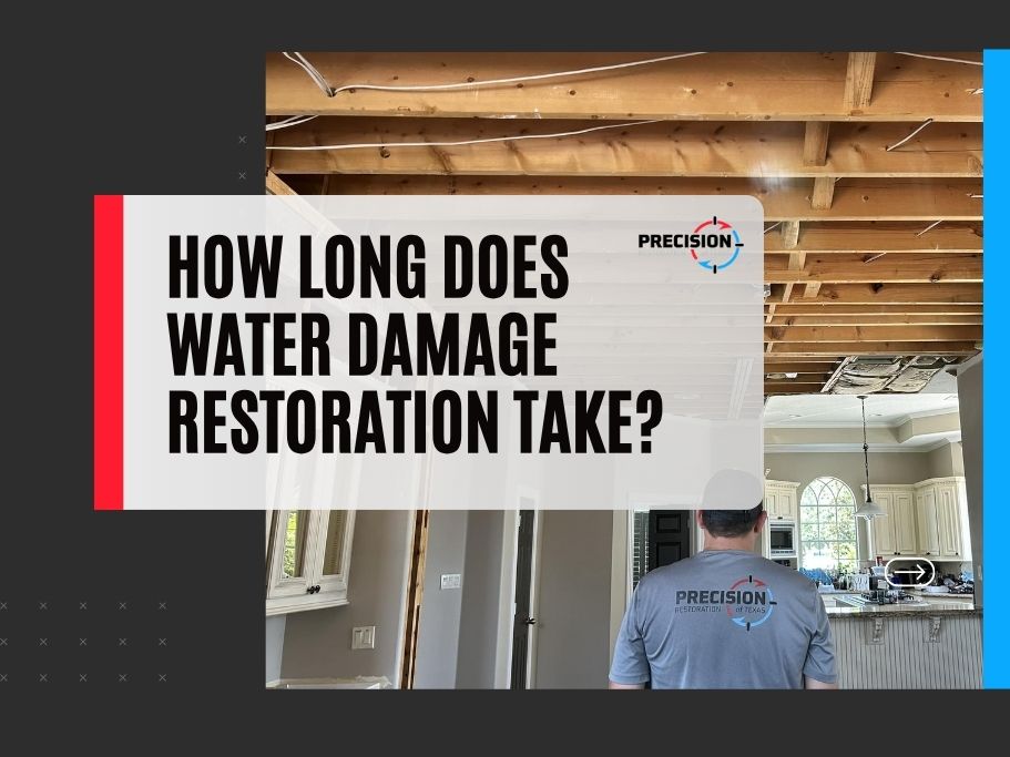 how long does water damage restoration take
