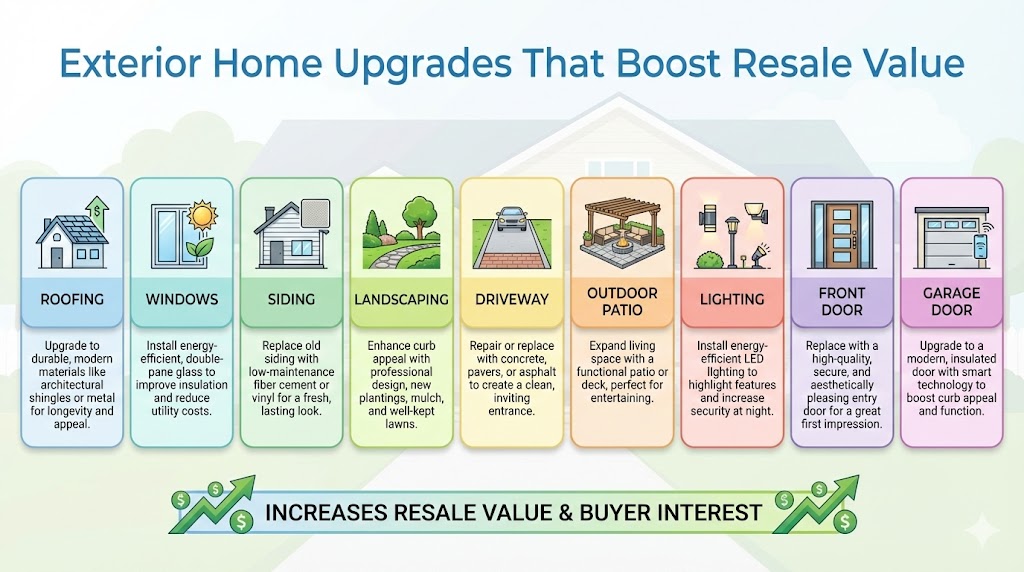 Best Guide to Exterior Home Upgrades That Boost Resale Value in Texas