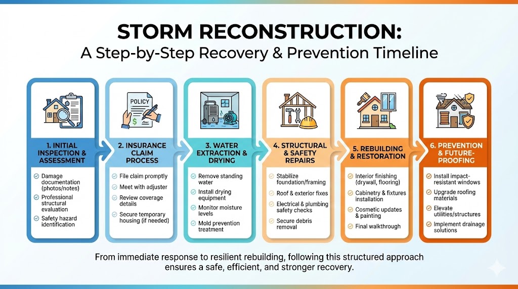 Reconstruction After Storm Damage