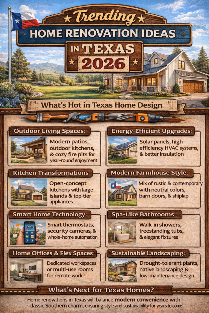 Trending Home Renovation Ideas in Texas for 2026
