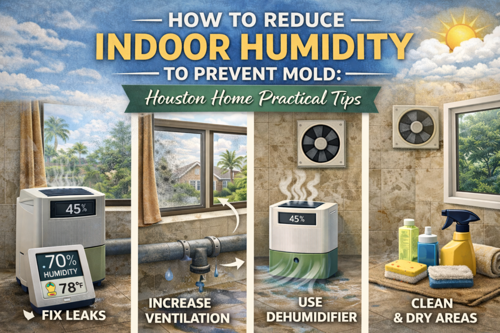 How to reduce Indoor Humidity to prevent Mold Houston Home Practical Tips