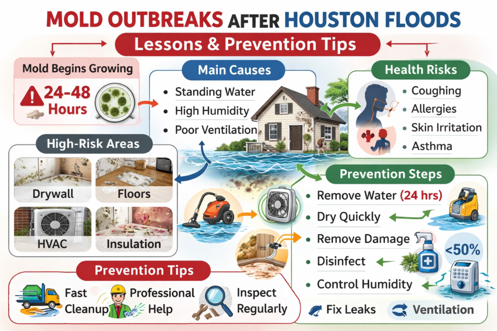  Lessons and Prevention of Mold Outbreaks After Recent Houston Floods