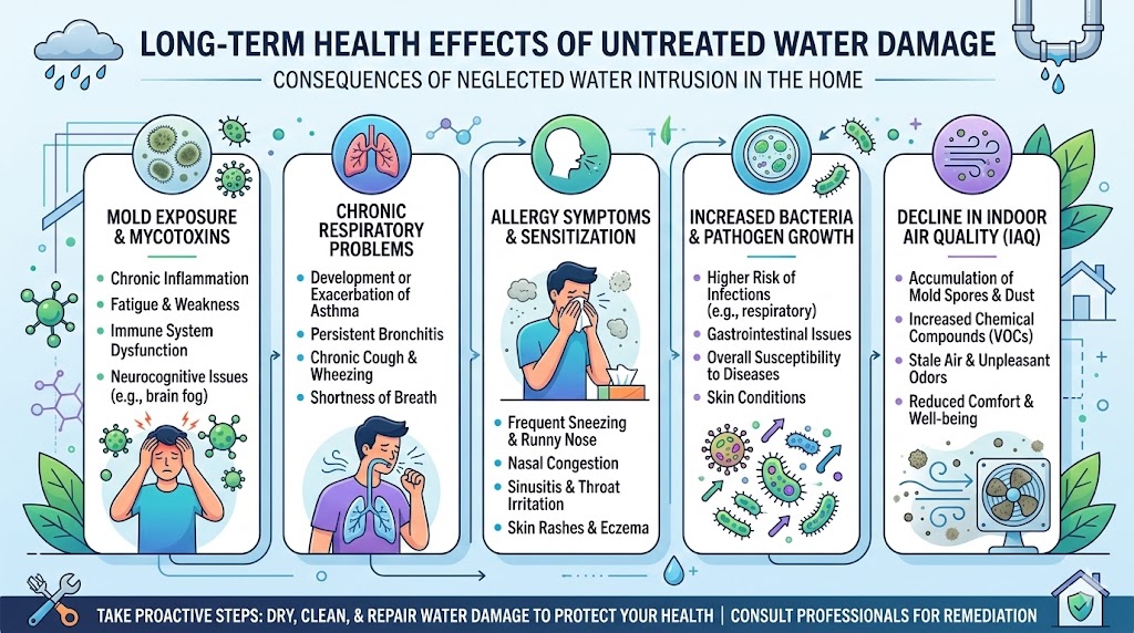Long-Term Health Effects of Untreated Water Damage in Humid Climates Like Houston
